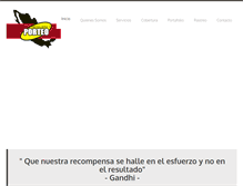 Tablet Screenshot of mensajeriayporteo.com